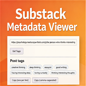 Substack Metadata Viewer