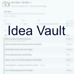 Idea Vault Gumroad Thumbnail v1
