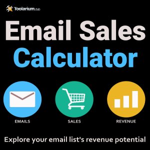 Email Sales Calculator