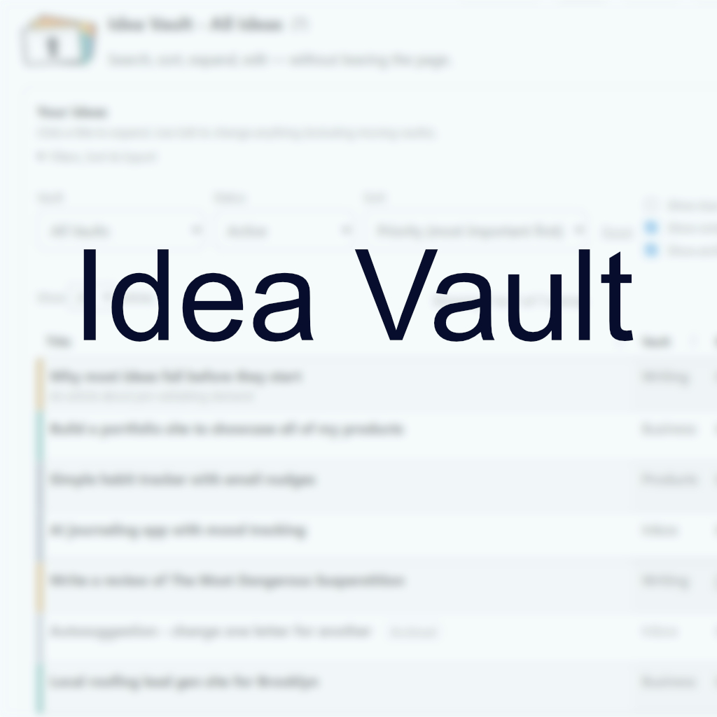 Idea Vault